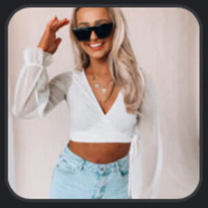 MADIDA CLOTHING LEILA Wrap Top